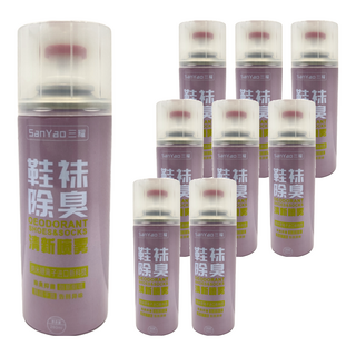 小麥購物 鞋襪除臭噴劑 G421 清新除臭 鞋襪芳香 260ml, 9瓶