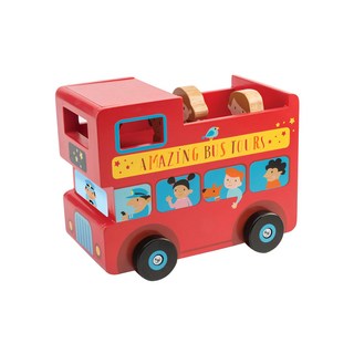 tender leaf 英倫巴士存錢筒, 1組, 紅色