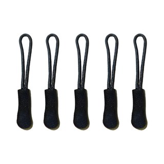 ChinDao 清島牌 拉鍊繩5入組, 1組, 黑色