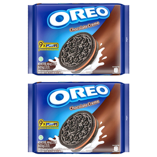 OREO 奧利奧 巧克力夾心餅乾隨手包, 248.4g, 2袋