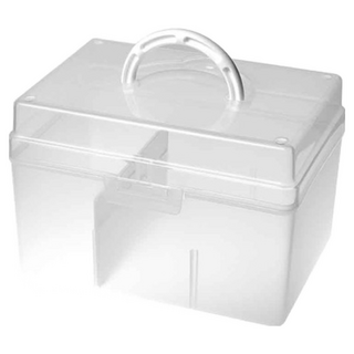 livinbox 童顏系列 手提箱 透明外殼設計 方便找物好收納 環保可回收PP材質 耐用 分離式內盒 空間靈活運用, 霧透, 6個