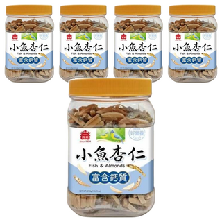 義美 小魚杏仁, 290g, 5罐
