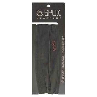 SPOX ORIGINAL LITE 免綁運動頭帶, 不適用, 熔岩黑, 1條