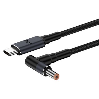 Kamera 佳美能 Type-C to DC PD誘騙線 140W 20V 7A 彎頭棕口 5525 通用, 1.8m, 1條