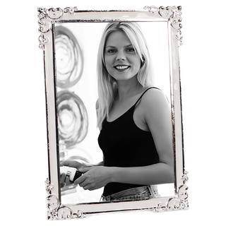 Credes 珍珠寶石金屬相框 相片用, 10 x 15cm, 1個