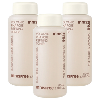 INNISFREE 台灣公司貨 火山泥PHA毛孔緊緻露, 170ml, 3瓶