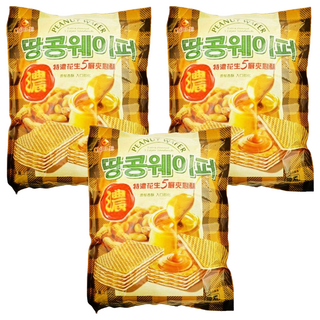 Chiao-E 巧益 特濃花生5層夾心酥, 256g, 3袋