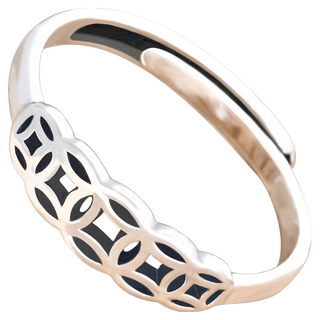 財神小舖 招財五帝錢戒指 925純銀 RS-015