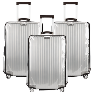 咪咪購物 18吋 行李箱保護套, 透明