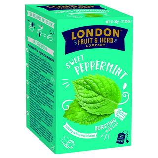 LONDON F&H 芙賀茶 香甜薄荷, 無咖啡因, 1.5g, 20包, 1盒