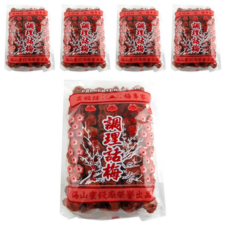 海山 本中紅 調理話梅, 高級話梅專家，生津止渴, 500g, 5包