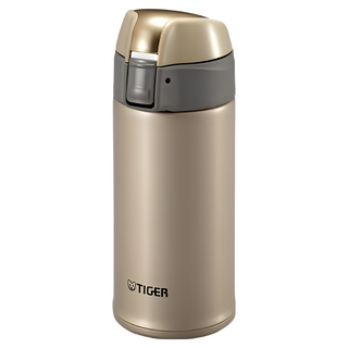 TIGER 虎牌 彈蓋不鏽鋼保溫杯 MMQ-S035 NH, 香檳金色, 350ml, 1個