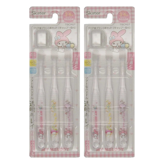 Skater 美樂蒂兒童牙刷3件組, 白色, 3支, 2組