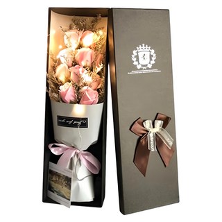 Mass 生活好物 玫瑰香薰永生花禮盒, 粉玫瑰