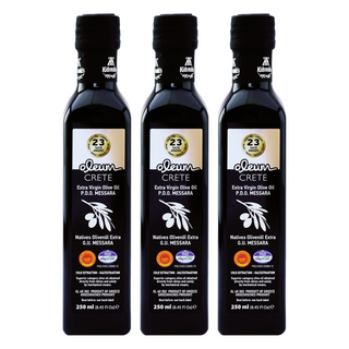 oleum CRETE 奧莉恩 特級初榨橄欖油, 產自希臘克里特島 家族傳承數百年橄欖樹 嚴選第一道冷壓初榨 榮獲2015年美食金獎 濃郁果香風味極佳, 250ml, 3瓶