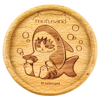 Miravivi Mofusand 貓福珊迪木杯墊, 單色, 1個