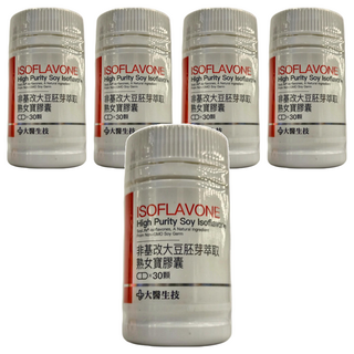 大醫生技 非基改大豆胚芽萃取熟女寶膠囊, 30顆, 0.6g, 5罐