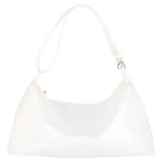 ALICE MARTHA SCHÖN韓國小眾設計款側肩包 皮革手提包, 42 x 26 x 12cm, 白色, 1個