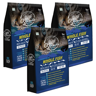 allando 奧藍多 無穀貓飼料, 全魚宴, 400g, 3袋