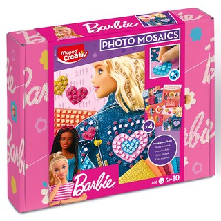 Maped 芭比的馬賽克拼貼 兒童益智玩具 培養創造力與手眼協調, 多色, 1盒