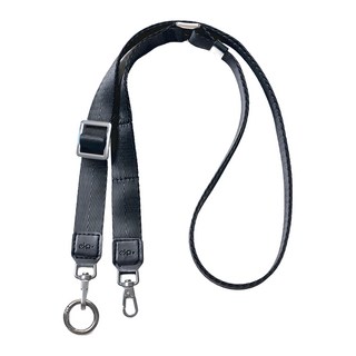 ekax 多用途可調節背帶 聚酯纖維仿皮革五金 70公分, 光澤黑, 1條