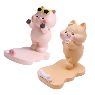 ins 可愛萌寵卡通手機支架, 2個, 顏色隨機