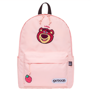 OUTDOOR PRODUCTS 迪士尼Disney 熊抱哥後背包 聚酯纖維, 粉紅色, 1個