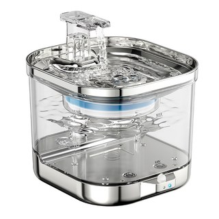 3baby 三個寶 智能恆溫無線寵物飲水機 2L 三重過濾, 1個, 192 x 171 x 154mm