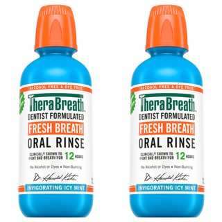 TheraBreath 漱口水 冰涼薄荷, 保持口腔清新長達12小時, 473ml, 2瓶
