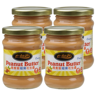 e-taste 易食客 細滑花生醬 227g, 4罐