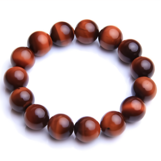 馥瑰馨盛 幸福紅虎眼石手鍊 (含開光加持) - 圓珠直徑1CM, 手圍16-16.5CM, 1條