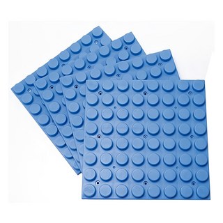 UNiPLAY 軟積木板 28x28公分 4個一組 台灣製造, 1組, 藍色