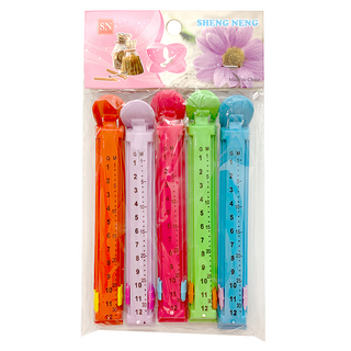 百貨King 日期防潮封口夾 Set 5支/密封棒/密封條 5入, 顏色隨機, 3組