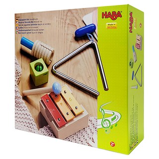HABA 寶寶啟蒙敲擊樂器組 - 德國製造，激發感官發展, 混合顏色, 1組