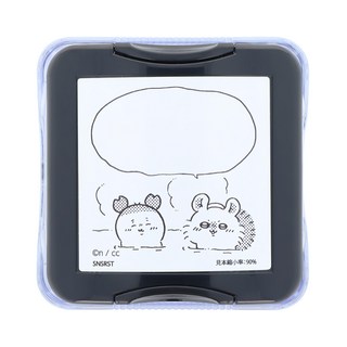 sun-star 吉伊卡哇浸透印章 古本屋和小桃, W85xH34xD85mm, 便利貼/便條紙/紙張上打印圖案, 黑色, 1個