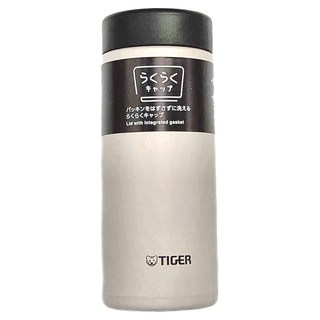 TIGER 虎牌 不鏽鋼保溫保冷杯 350ml 超輕量 直飲式, 鷲白色, 1個