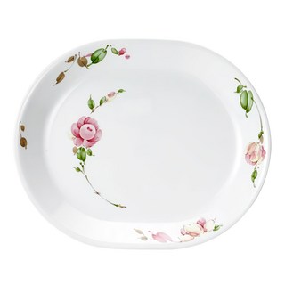 Corelle Brands 康寧餐具 腰子盤, 12.25吋, 田園玫瑰, 1個