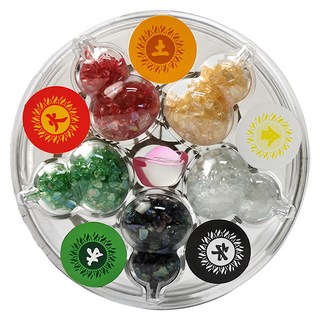 財神小舖 五行五福轉運盤 優化水晶, 姻緣如意, 1個