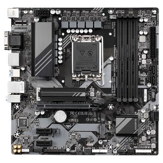 GIGABYTE 技嘉科技 主機板, B760M DS3H, 4個