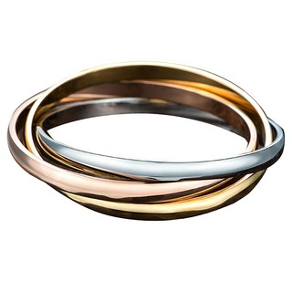 馥瑰馨盛 臻愛圓圓魅力手鐲 Set 16cm 電鍍合金, 三色