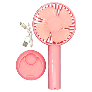 強力手持充電隨身小風扇-粉色 21 x 10.2 x 7.5cm 輕巧便攜 無線使用, USB Fan-C236997