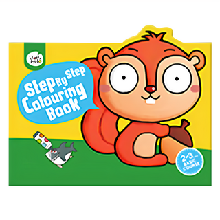 JoanMiro 2-3基礎塗鴉本 JA93450 專為幼兒設計，啟發色彩認知，培養藝術天賦, 1本