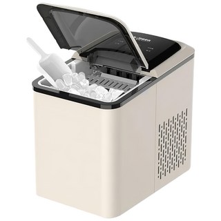 SOnGEn 松井 日系衛生冰塊快速自動製冰機, 大小冰塊可調整，缺水提醒，冰滿提醒，透明可視窗，低噪運行, SG-IC07E