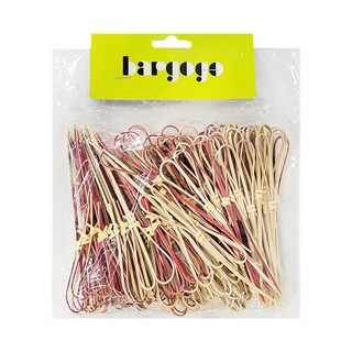 bargogo 紅色剪刀串 (12公分), 100支 竹製, 1包