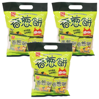 安堡 香蔥餅 酥脆絕配!, 220g, 3入