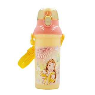 Skater 塑膠AG抗菌水壺 彈蓋直飲, 美女與野獸, 480ml, 1個