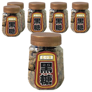 卜祥 黑糖 古法煉製 無防腐劑 保留黑糖營養與古早味, 140g, 1入, 6罐