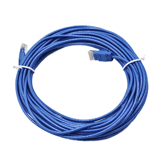 POLYWELL 寶利威爾 CAT6 極細高速網路線 PW15-W58-R100, 藍色, 10m, 1條