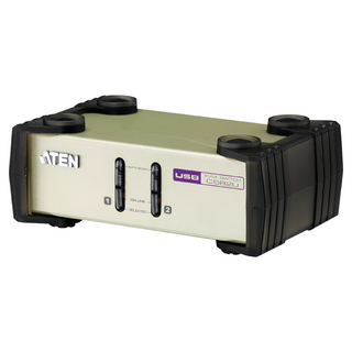 ATEN 宏正 2埠 USB+PS/2 雙介面KVM多電腦切換器, 1個, CS82U