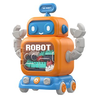 KiKimmy 造型積木車108件组 H1234-R, 1組, 機器人款